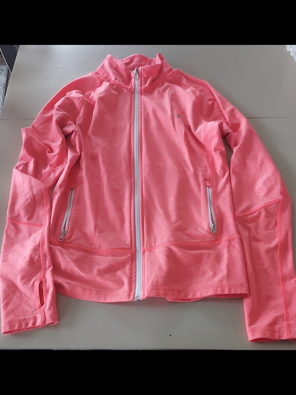 Champion Coral Full-Zip Athletic Jacket